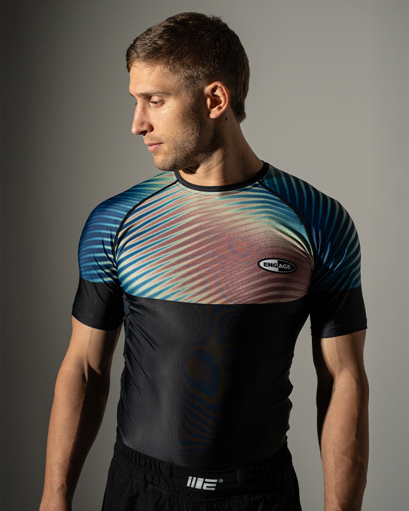 Rash Guard de manga curta Lo-Fi