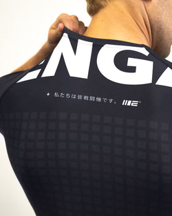 Grid Tech (Black) Short Sleeve Rash Guard