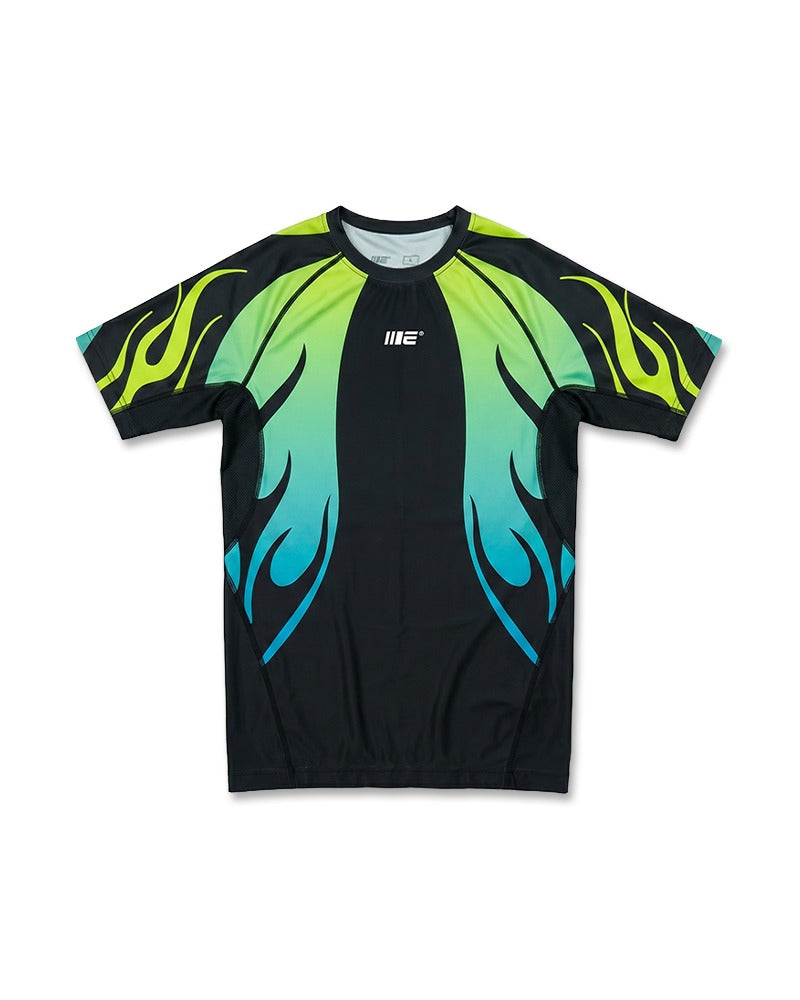 Nebula (Blue) Short Sleeve Rash Guard