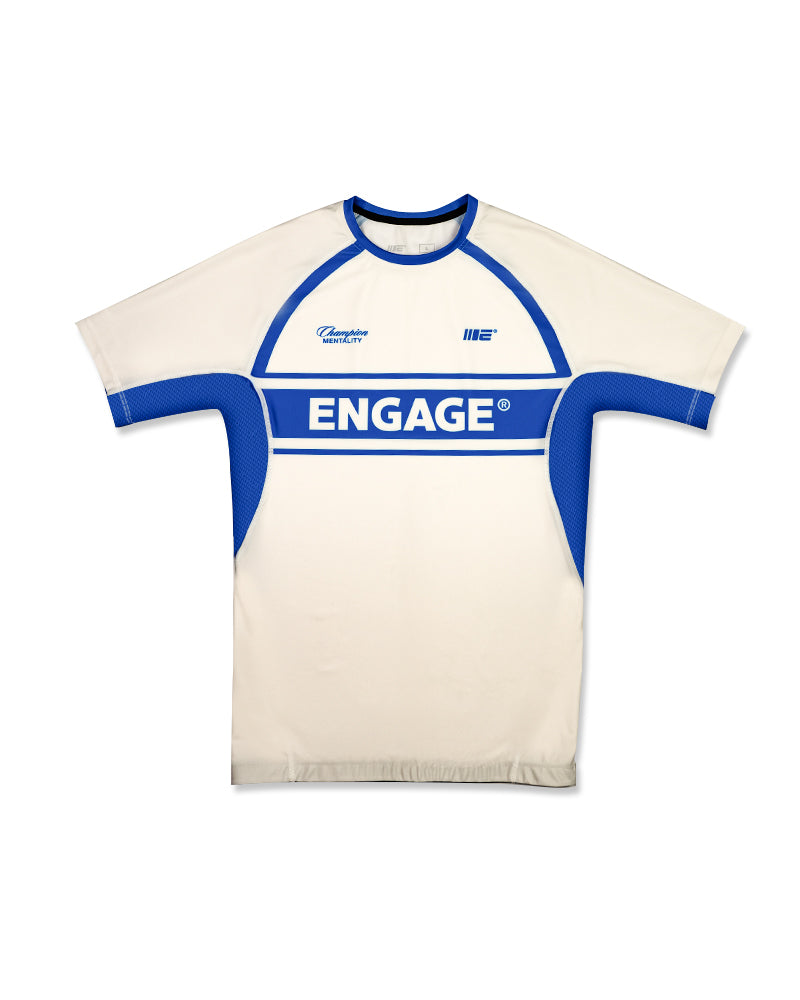 Invictus (Royal Ivory) Short Sleeve Rash Guard