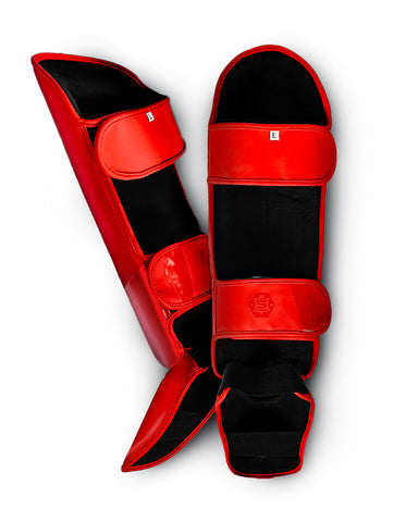 Engage E-Series Shin Guards (Classic Red)