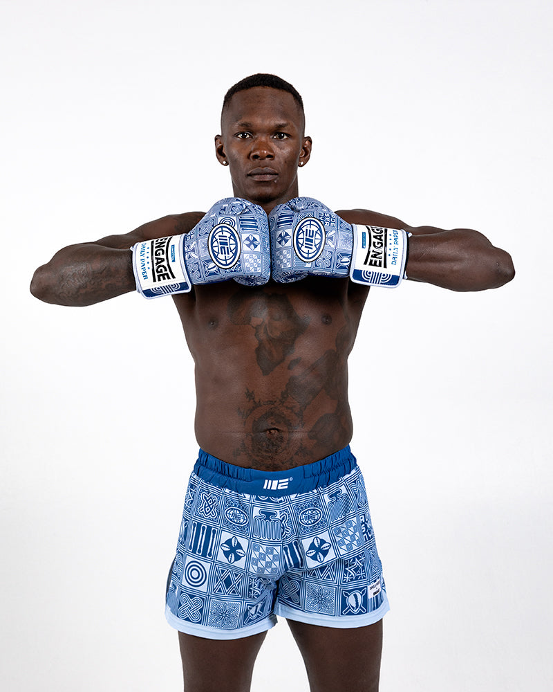 ウェア anesanda Israel Adesanya Signed Official UFC Gloves - 30th Anniversary