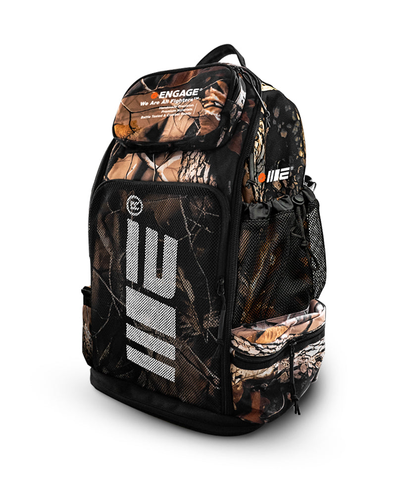 Mochila Essencial para Atletas (Camuflagem Real)