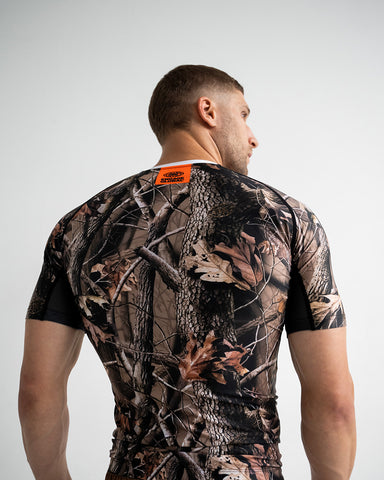 Real Camo Short Sleeve Rash Guard