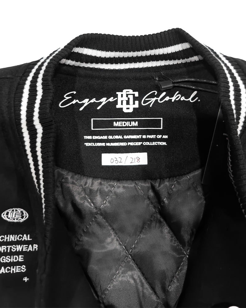 Collector's Edition Varsity Jacket (Black) - Engage®