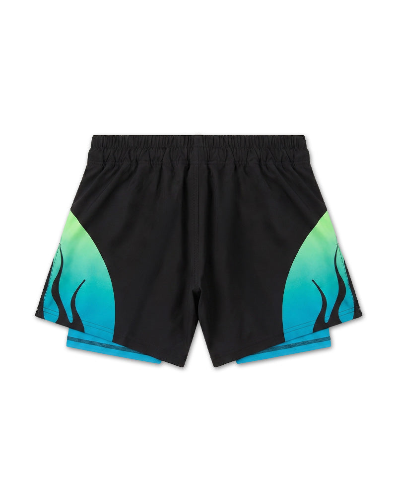Nebula (Blue) 2-in-1 Hybrid Shorts