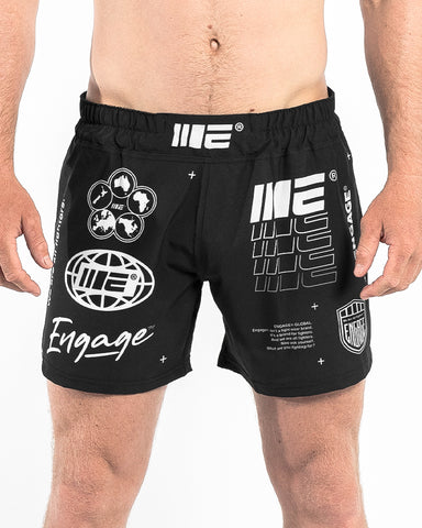 Engage Billboard MMA Hybrid Shorts - Black