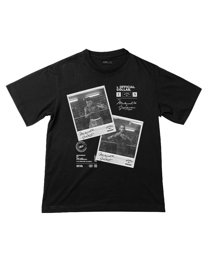 ENGAGE x Muhammad Ali x Israel Adesanya 'Polaroid' T-Shirt