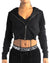 Engage Women's Zip Up Cropped Hoodie